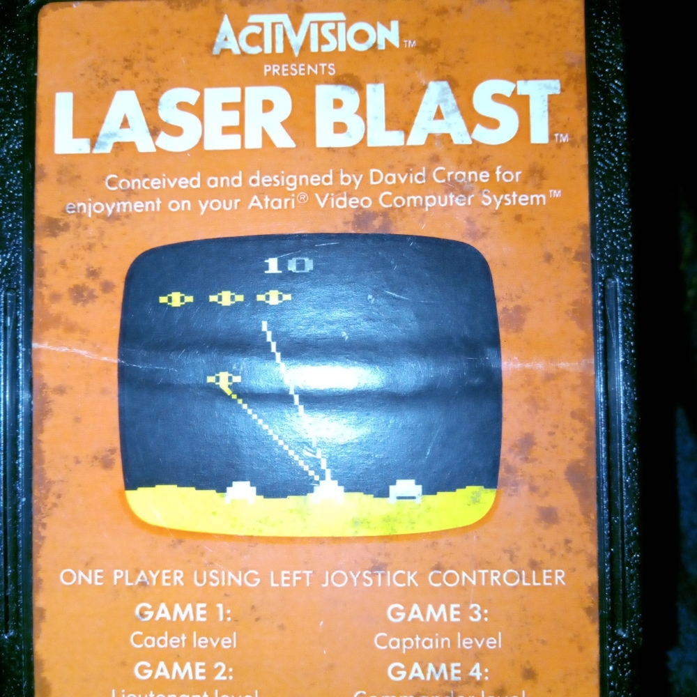 Atari 2600 laser blast